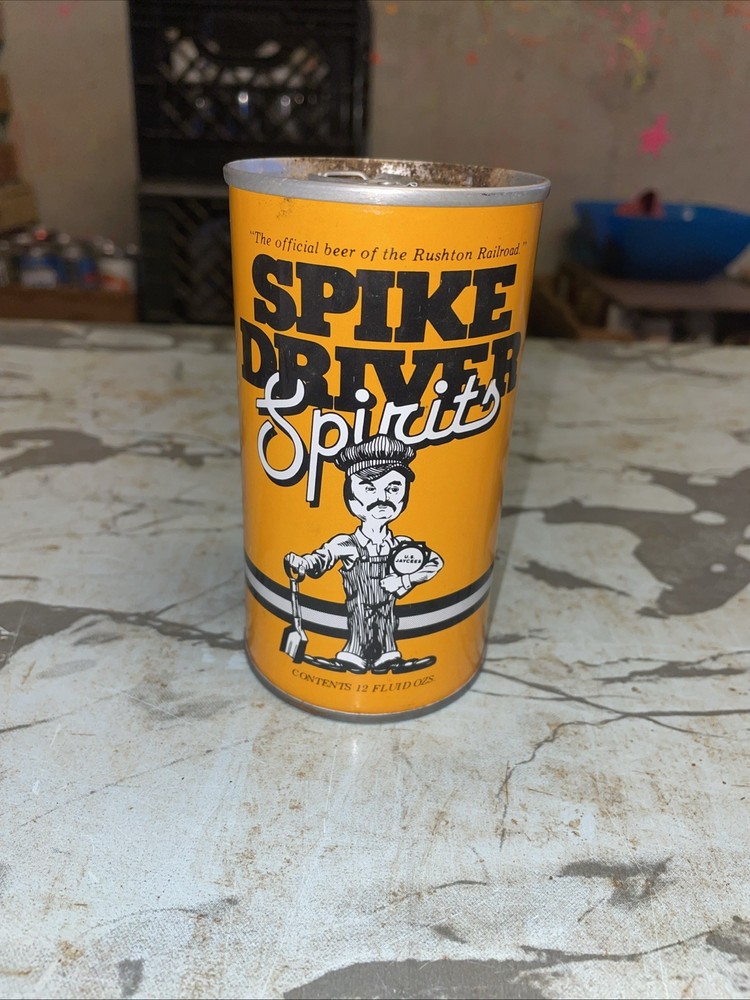 Spike Driver Spirits Beer Can