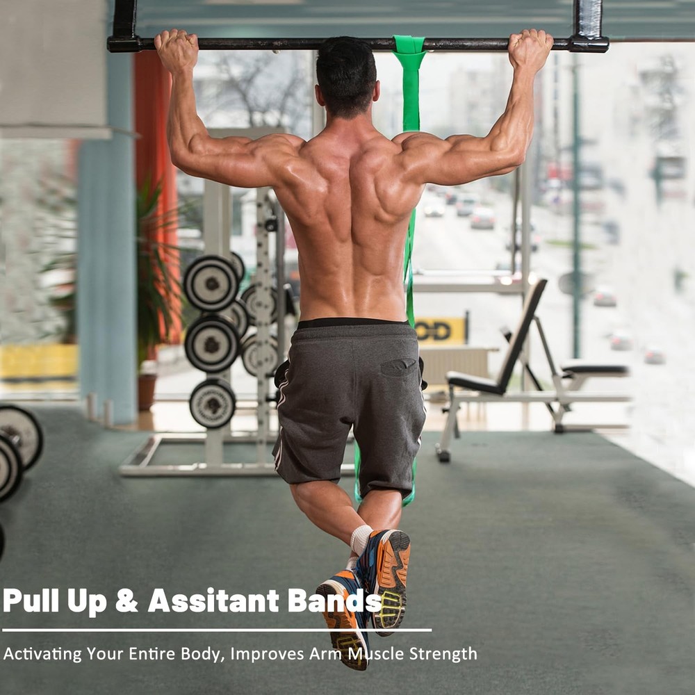 Resistance Bands, Pull Up Assist Bands - Workout 5-125 LBS, Multicolor