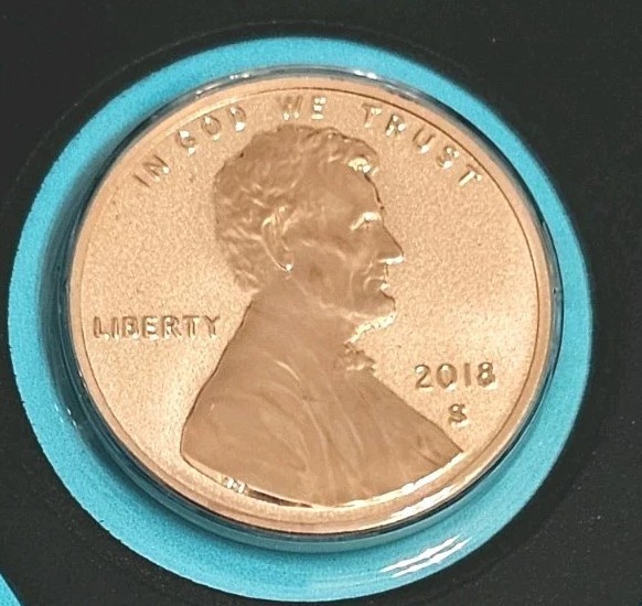 2018 S 1C Reverse Proof Lincoln Shield Cent RARE only 200K Minted Reverse Proof