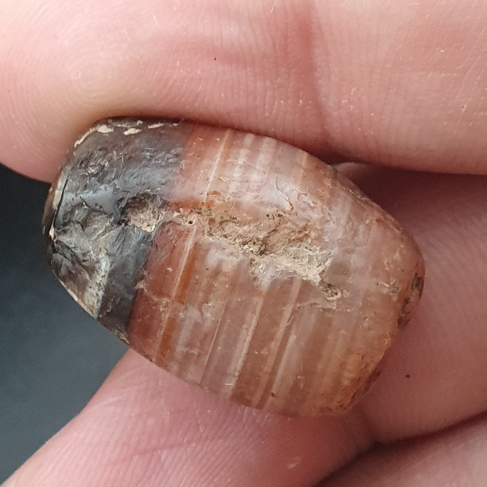 Ancient Reddish Brown Suleimani Agate Spiritual Amulet