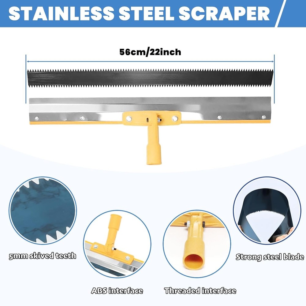 Self-Levelling Cement Tool Kit, Epoxy Floor Kit, Spike Roller for Self Leveling,