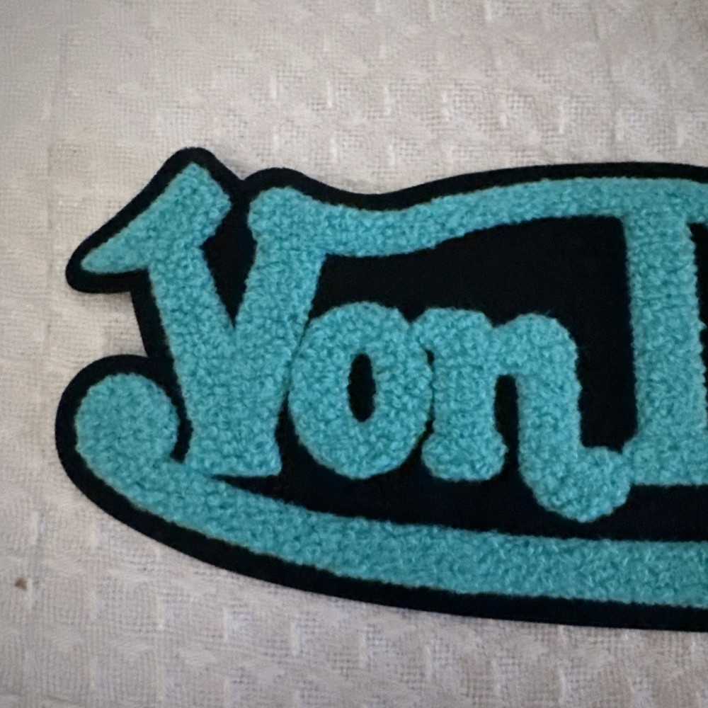 12” Iron On Von Dutch Patch Chenille