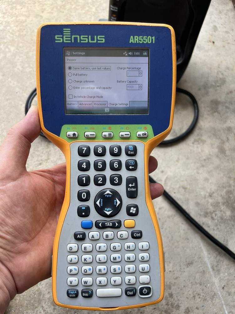 Sensus AR5501 Field Data Collector w/ Charging Cradle Works