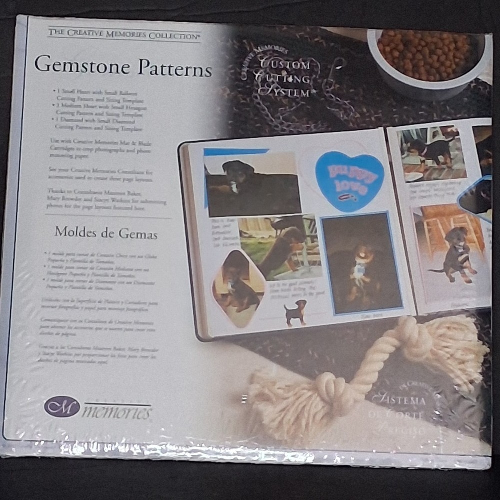 Creative Memories Collection Gemstone & Oval Patterns with Blade Cartridge Set