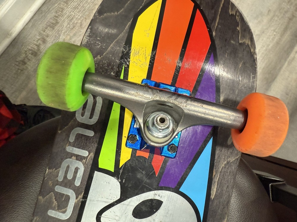 Alien Workshop Skateboard Complete Spit Fire Wheels Rainbow