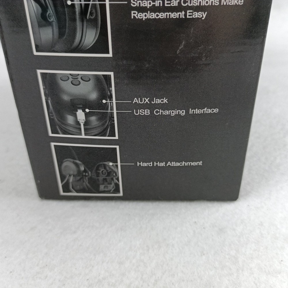 PROHEAR EM037 Bluetooth Hearing Protection Earmuffs NIOB Missing Screw