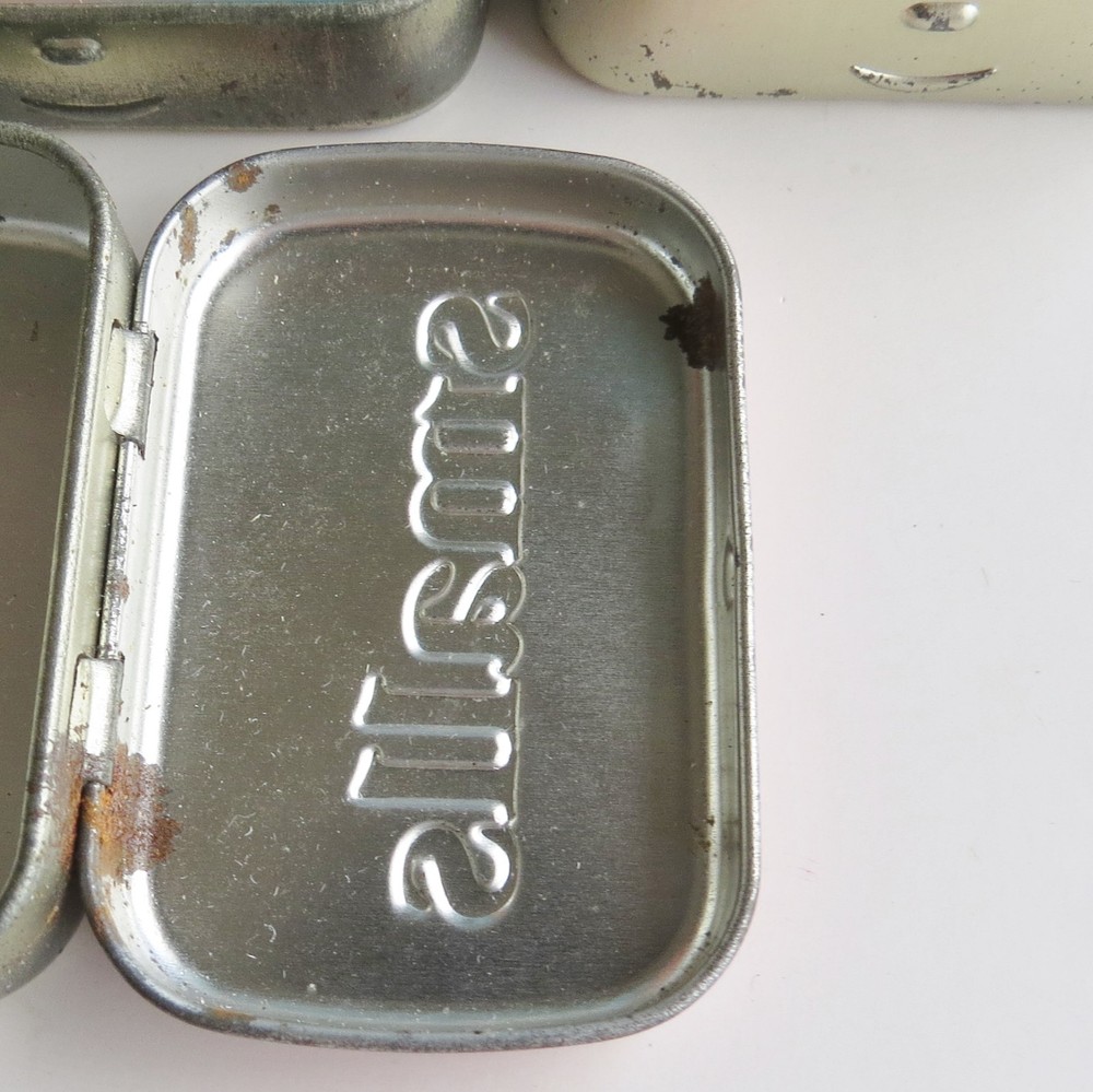 EMPTY Lot 15 ICE BREAKERS MINTS Plastic + ALTOIDS Tin Containers UPCYCLE Crafts