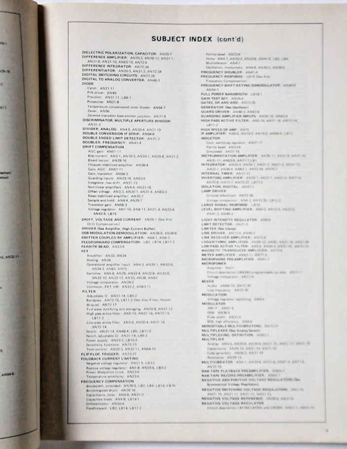 National Semiconductor 1973 Linear Applications Handbook 1 #9d0