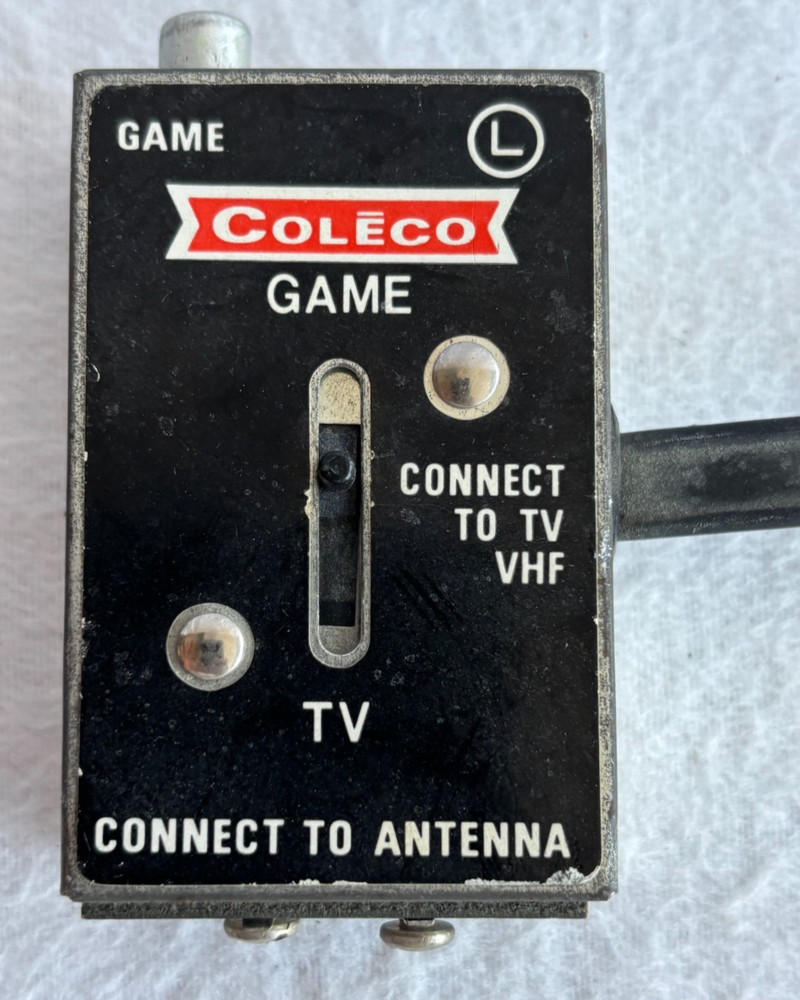 Vintage TV Game Computer Switch Box Adapter RF Antenna Coleco Atari