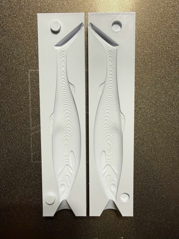 Precision Soft Bait Mold - Shad / Kopyto