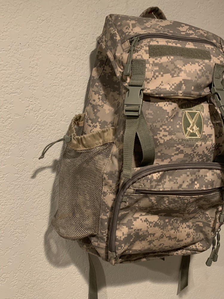 US ARMY Task Force Mountain Tactical Digital Camo Backpack