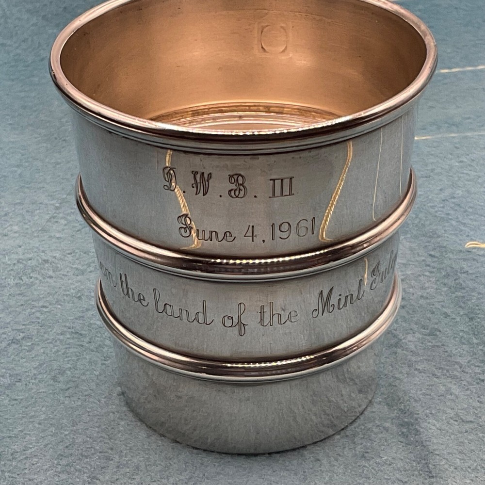 Gorham Sterling silver 354 Stoplight Jigger Mint Julep Measure Barware