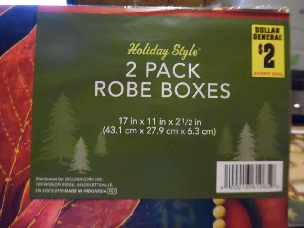 Assorted Various Size Unused Winter Holiday Christmas Gift Boxes