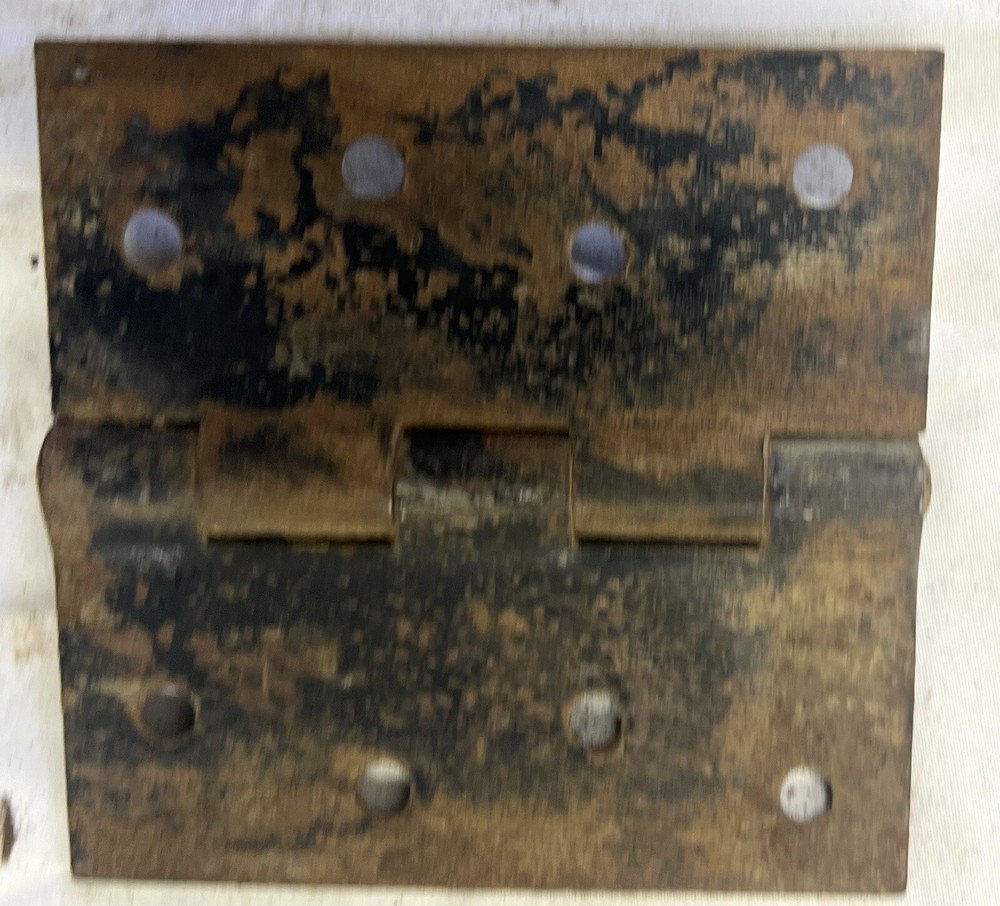 Three Rustic Hinges 4 In X 3 3/4 Gate / Barn Door Hinges
