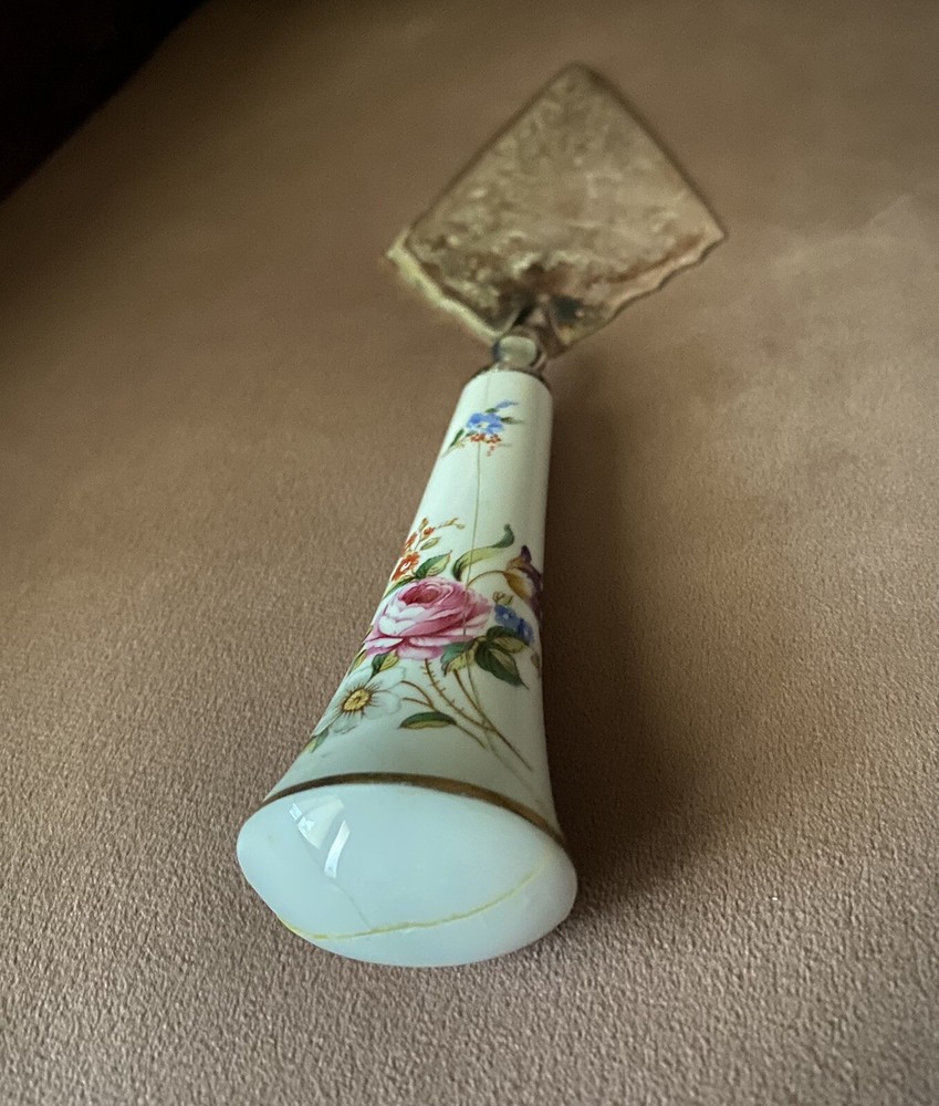 Royal Worcester Silver-Plated & Bone China Handle Cake Server