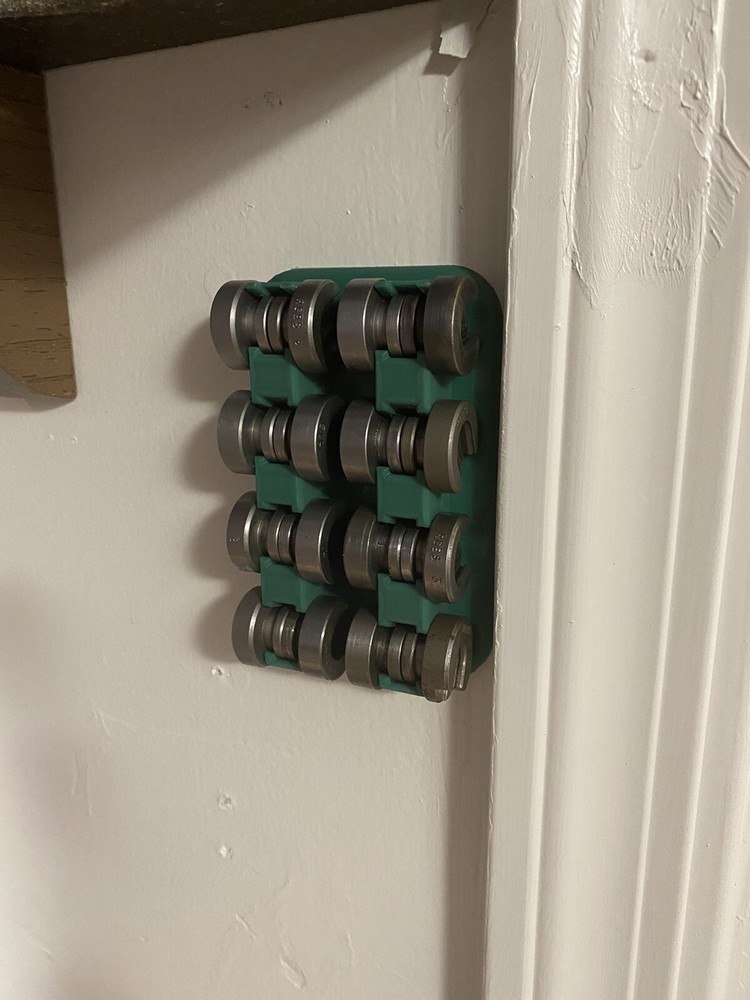 Shell Holder Rack Holds 16 Wall mount Reloading Rock Chucker Challenger Boss