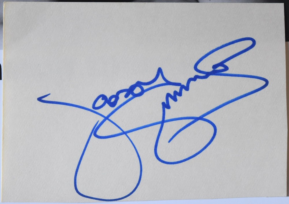 Jaason Simmons Hand Signed Card
