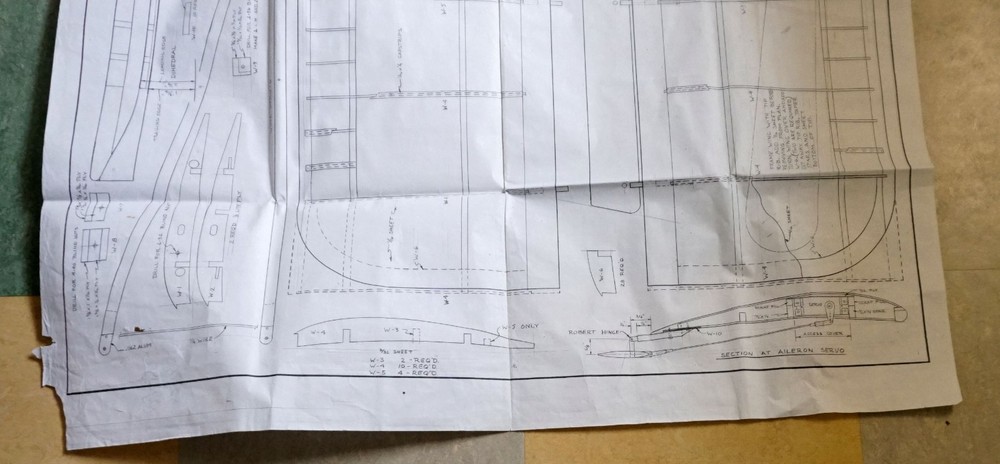 Kitfox 1/4 Scale RC Model Airplane Plans by Bruce Lund, 87" WS. 1996