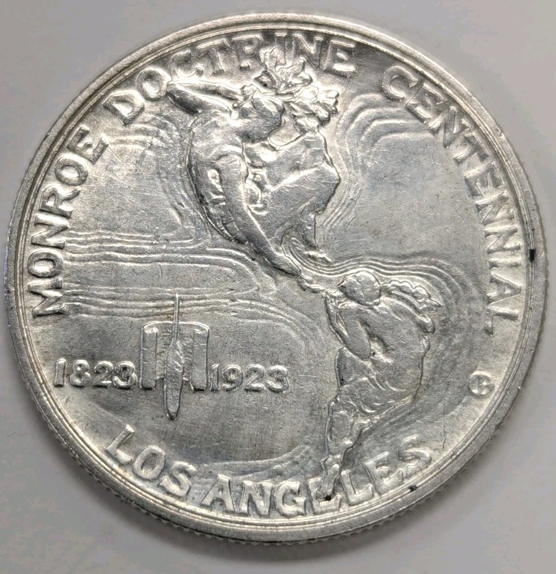 1923-S Monroe Commemorative Half Dollar - T253
