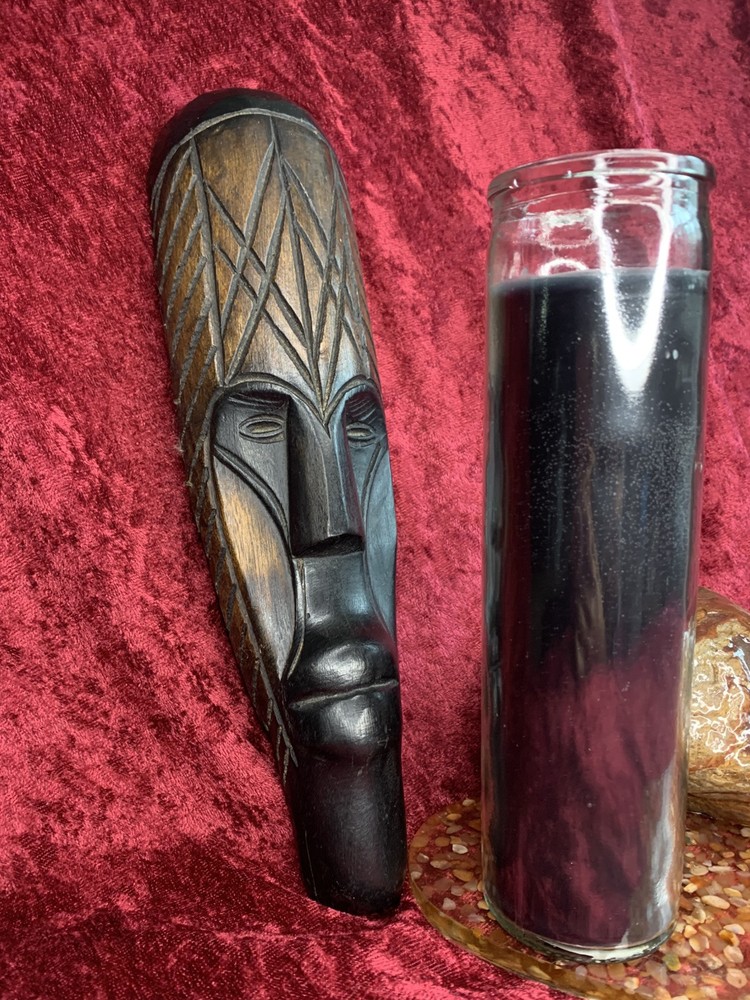 Black Novena Candle