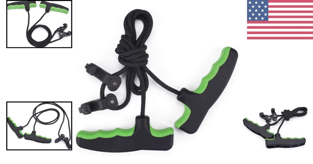 Precision Crossbow Cocking Device with Double Handle - Ambidextrous Design