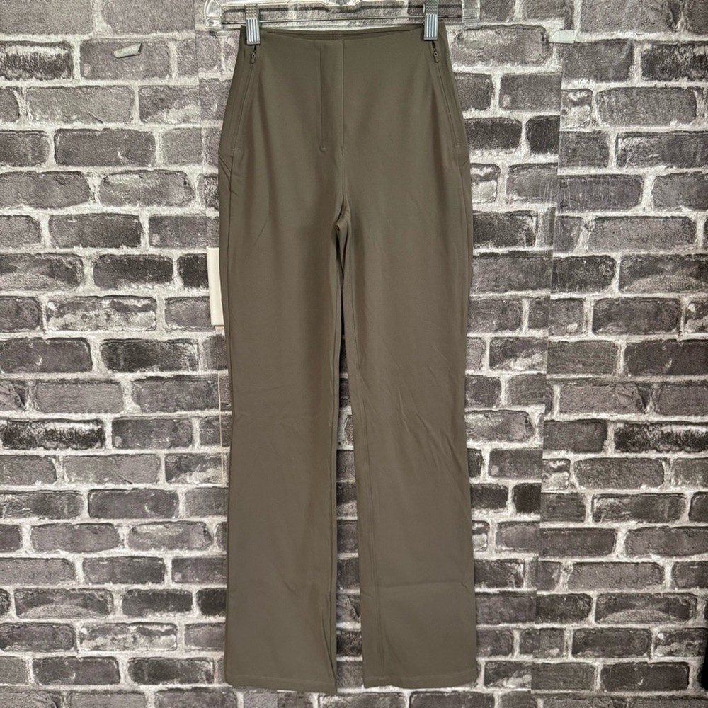 Lululemon Smooth Fit Pull On High Rise Pant light brown SIZE 0
