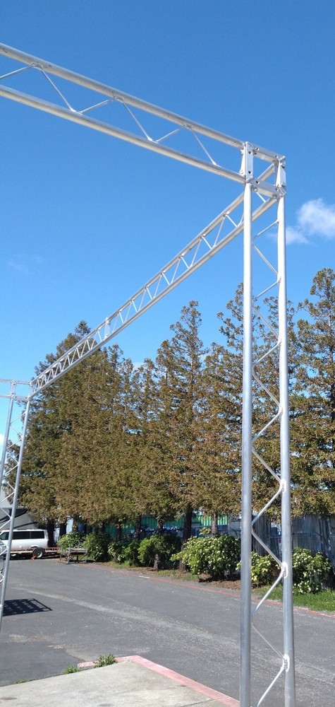 4 ft Aluminum 6" Ladder Truss segment. Custom size available.