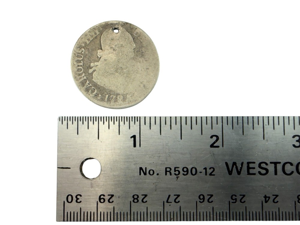 1785 Lima Peru Spanish Silver Colonial Silver Coin