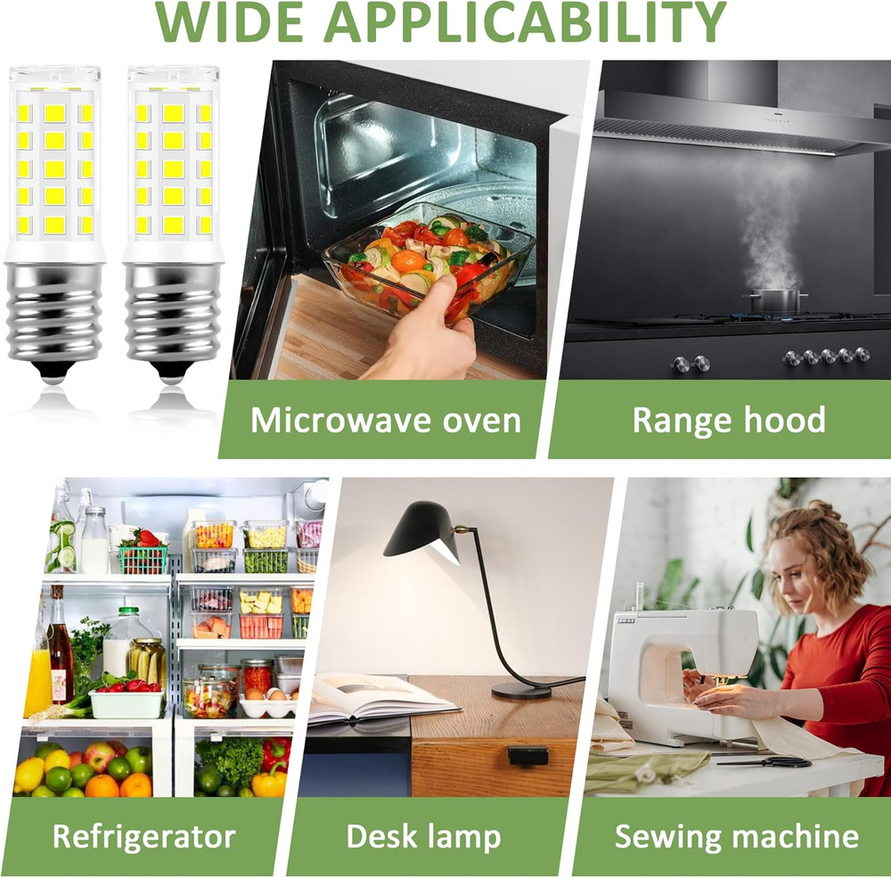 5304517886 Kei D28A Refrigerator Light Bulb Replacement,E17 Led Bulb,Freezer Lig