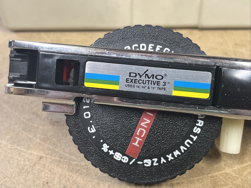 Dymo 1575 Executive 3 Label Machine With Extras