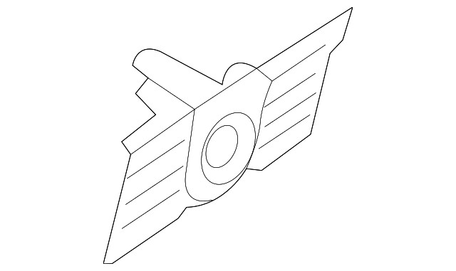 Genuine Volkswagen Park Sensor Bracket 3CN-919-493