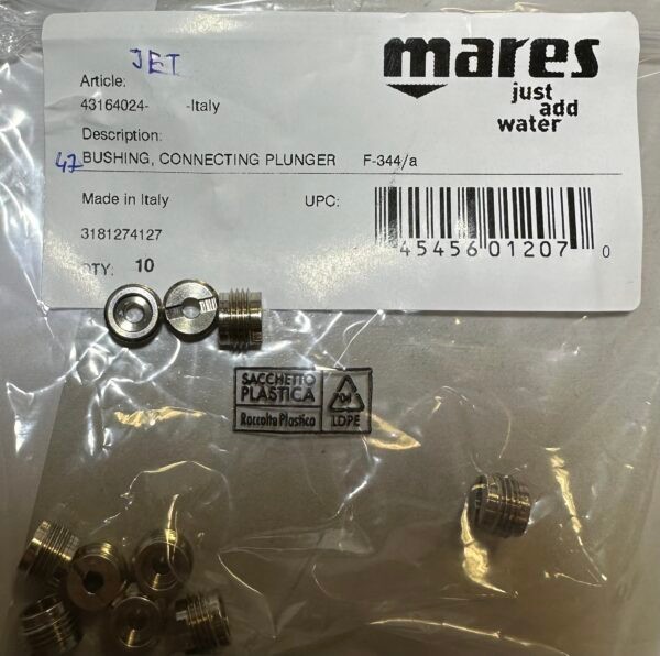 Mares  pneumatic speargun Replacement Part piston bushing F344a for jet 43164024