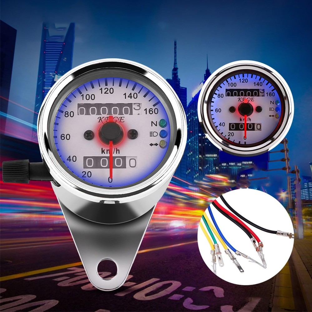 Odometer, 1 Piece, Universal, Motorcycle, Speedometer, Display, Dual Display...