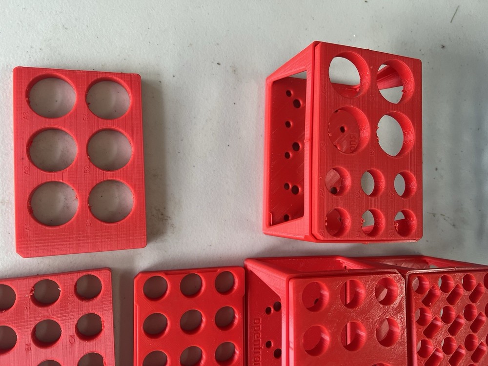 Opentrons Tube Holders racks different sizes