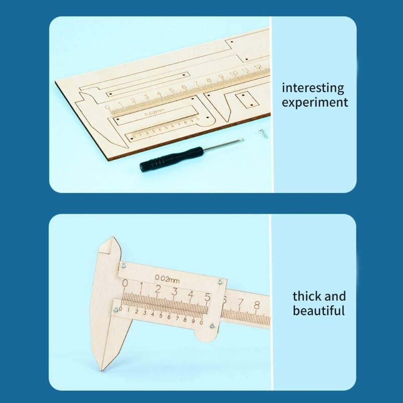 Vernier Caliper Model Vernier Caliper Assemble Toy with Instructions