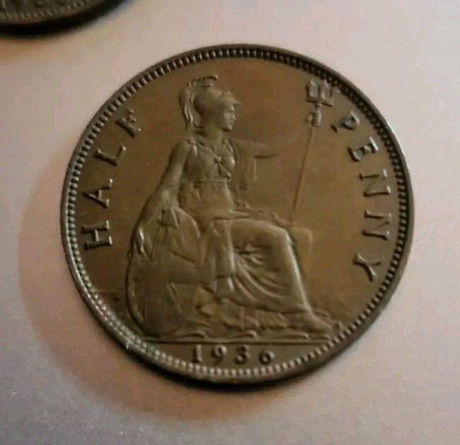 georgivs v half pennys (picked at random )