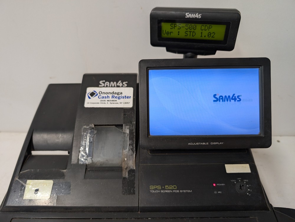Sam4S SPS-520RT Register System, Cash Register, No Keys