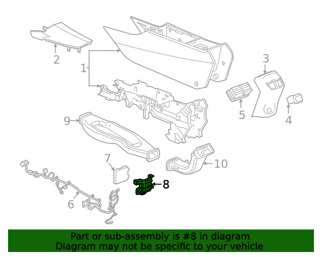 Genuine GM Module Cover 13485276