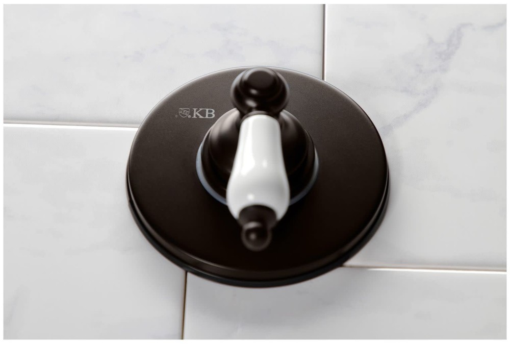 Kingston Brass KS303.PL Single Handle 3 Function Diverter Valve - Chrome