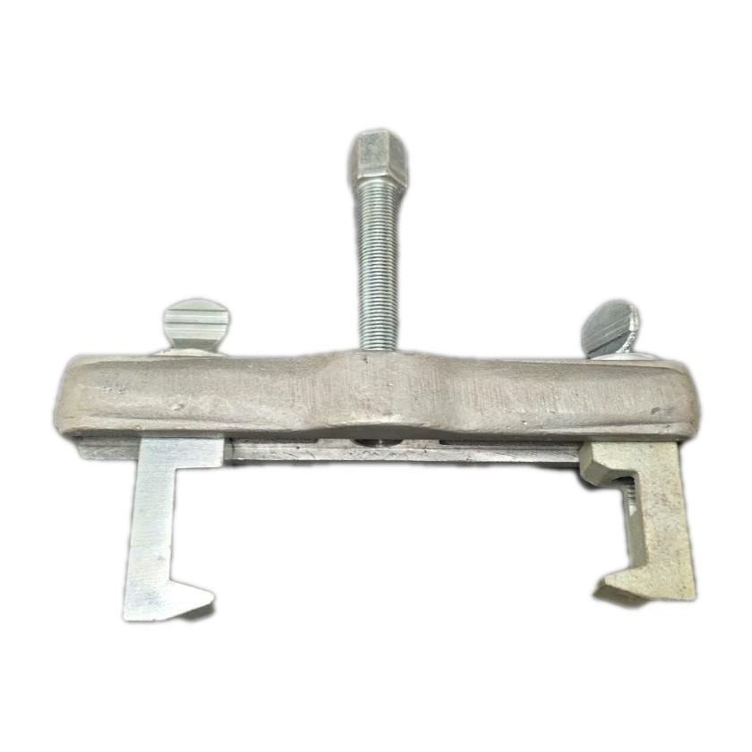 Vintage Adjustable Width Crankshaft Pulley Puller, Aluminum Frame, Heavy Duty