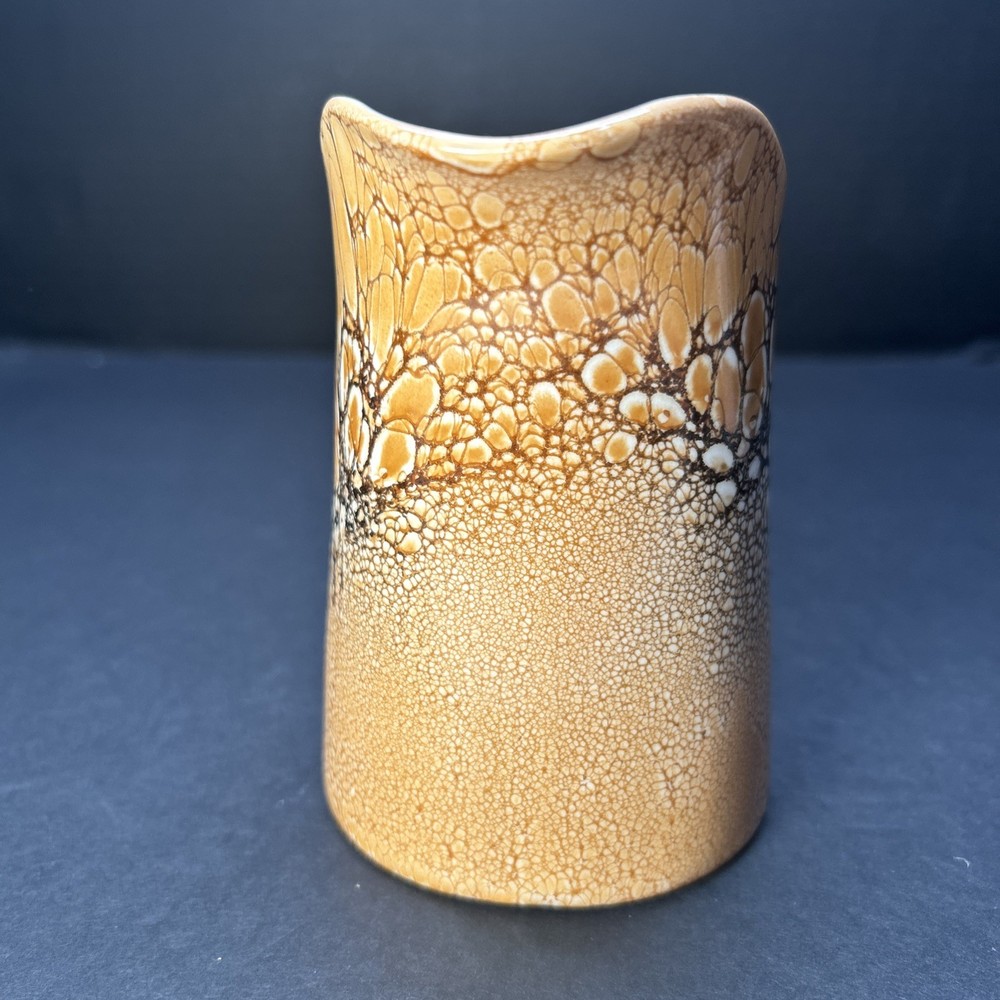 Czechoslovakia Pottery Mini Pitcher Creamer 4 1/2”