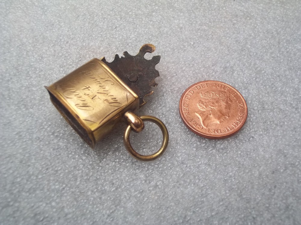 Antique 18th Century "Read" British Military Small Scabbard Fitting