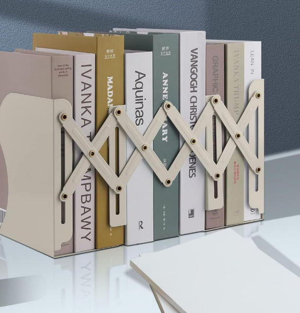 1 PC Macaron Yellow Adjustable bookstand: Versatile & Extendable book organizor