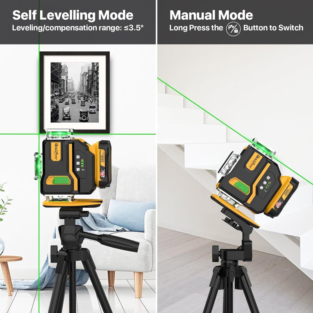 4x360 Green Laser Level Self Leveling