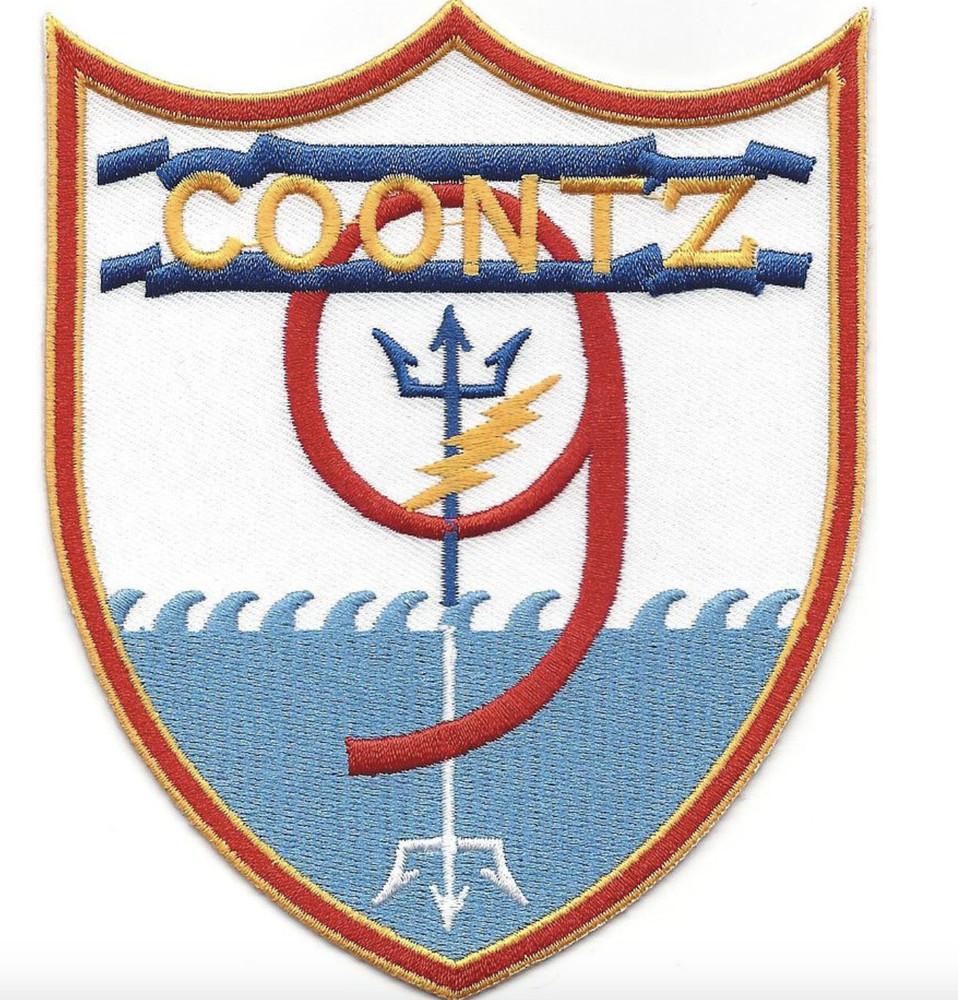 5" NAVY USS COONTZ DLG-9 EMBROIDERED PATCH