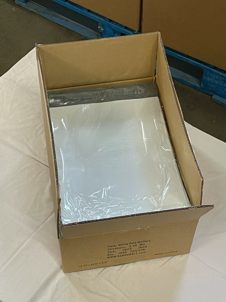 KSK Packaging 14.5" x 19" Plain Poly Mailers Shipping Envelopes 2.35MIL