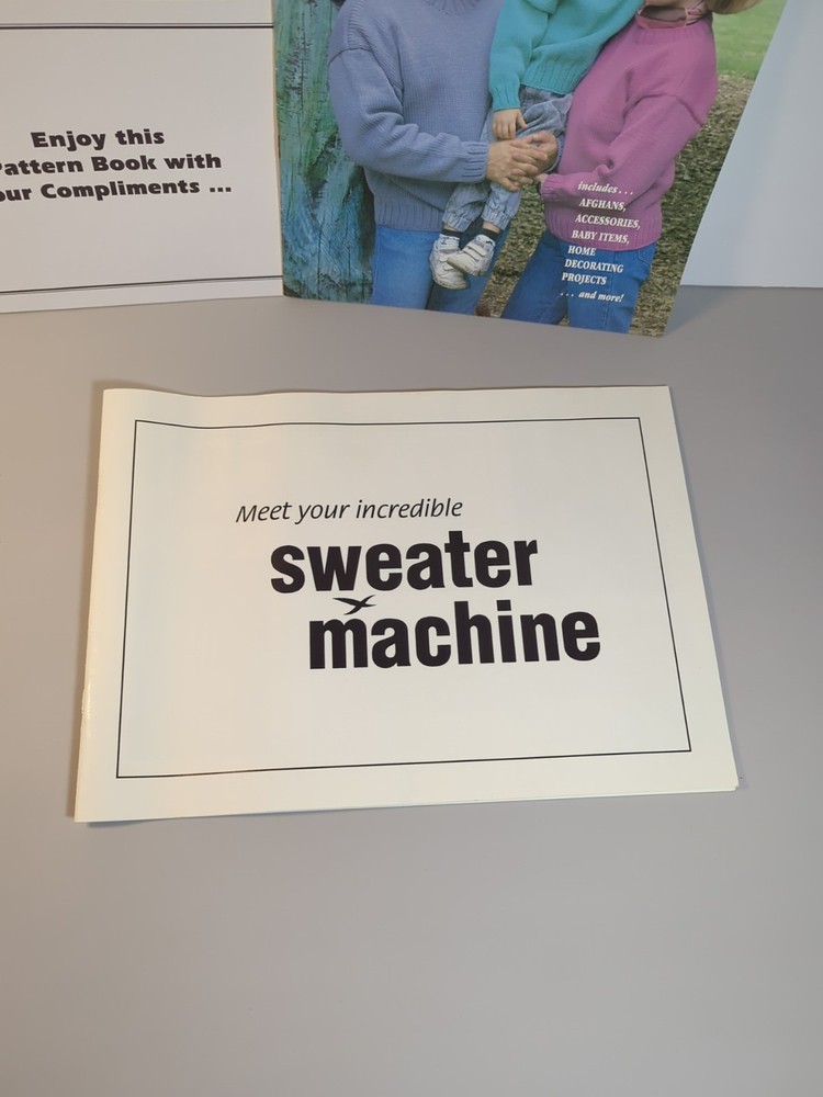 Bond Incredible Sweater Machine Instructions Manual Pattern Books
