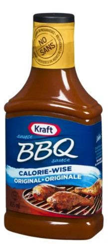 Kraft BBQ Sauce, Light, 455mL (2 Pack)