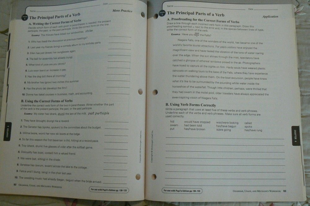 McDougal Littell LANGUAGE NETWORK, Unused Workbook gr.9/9th grammar,writing+