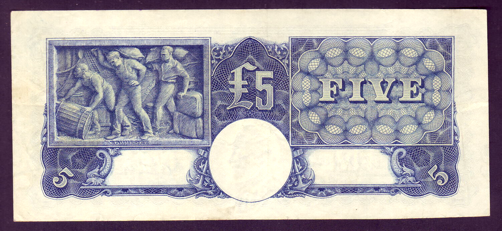 Australia R-45. (1939) Five Pounds - Sheehan/McFarlane.. VF